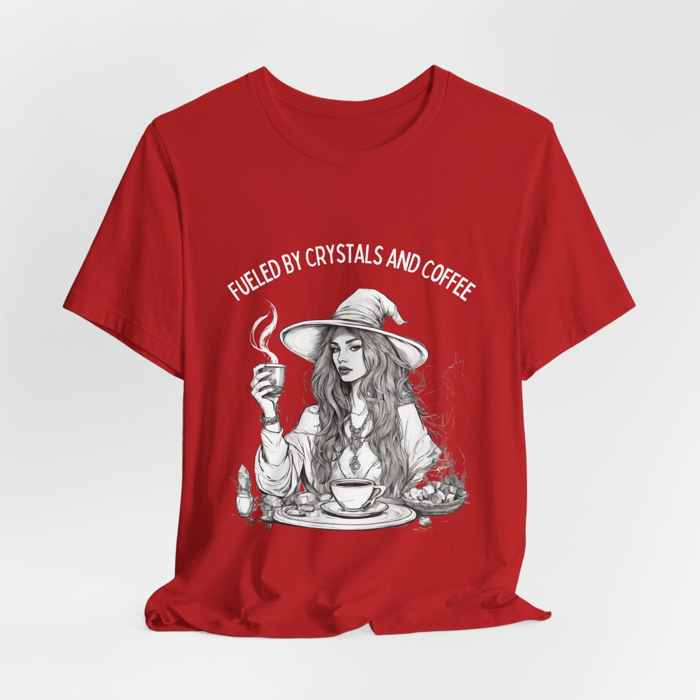 Fueled by Crystals and Coffee Tee