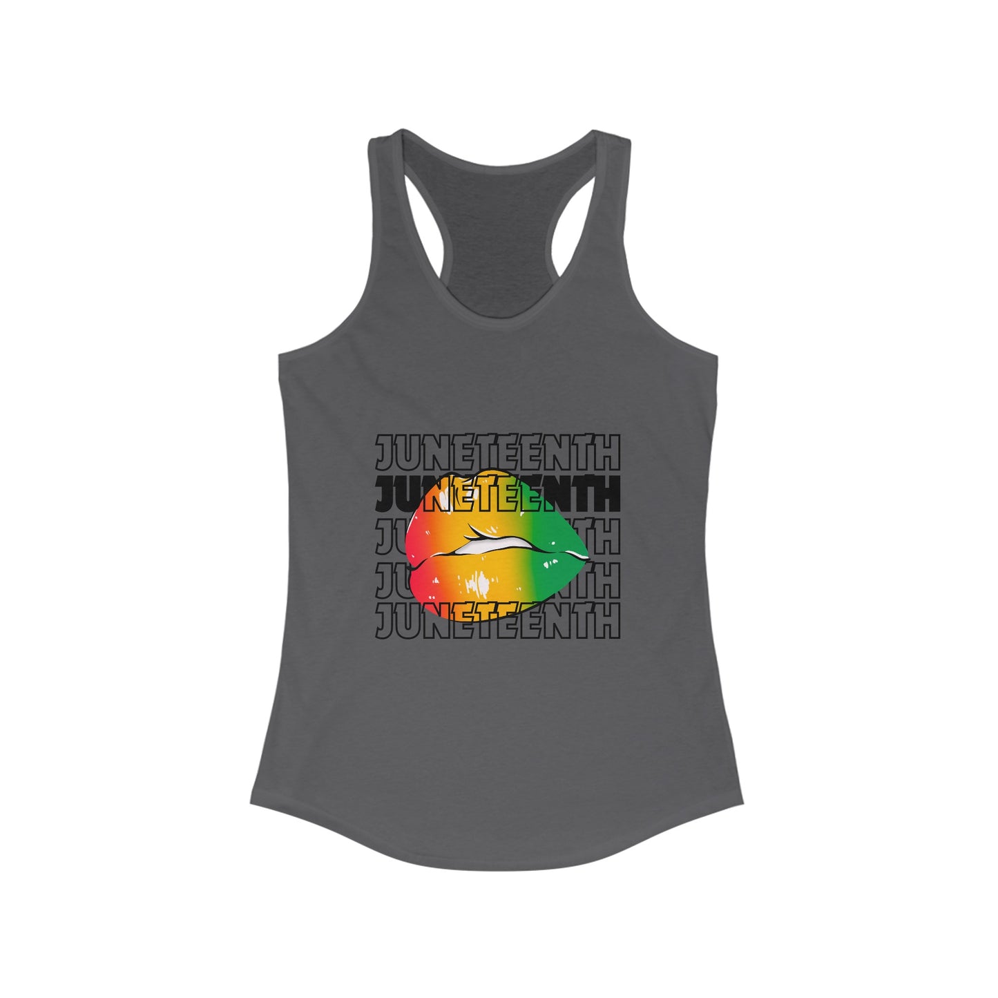 Juneteenth Lips Racerback Tank