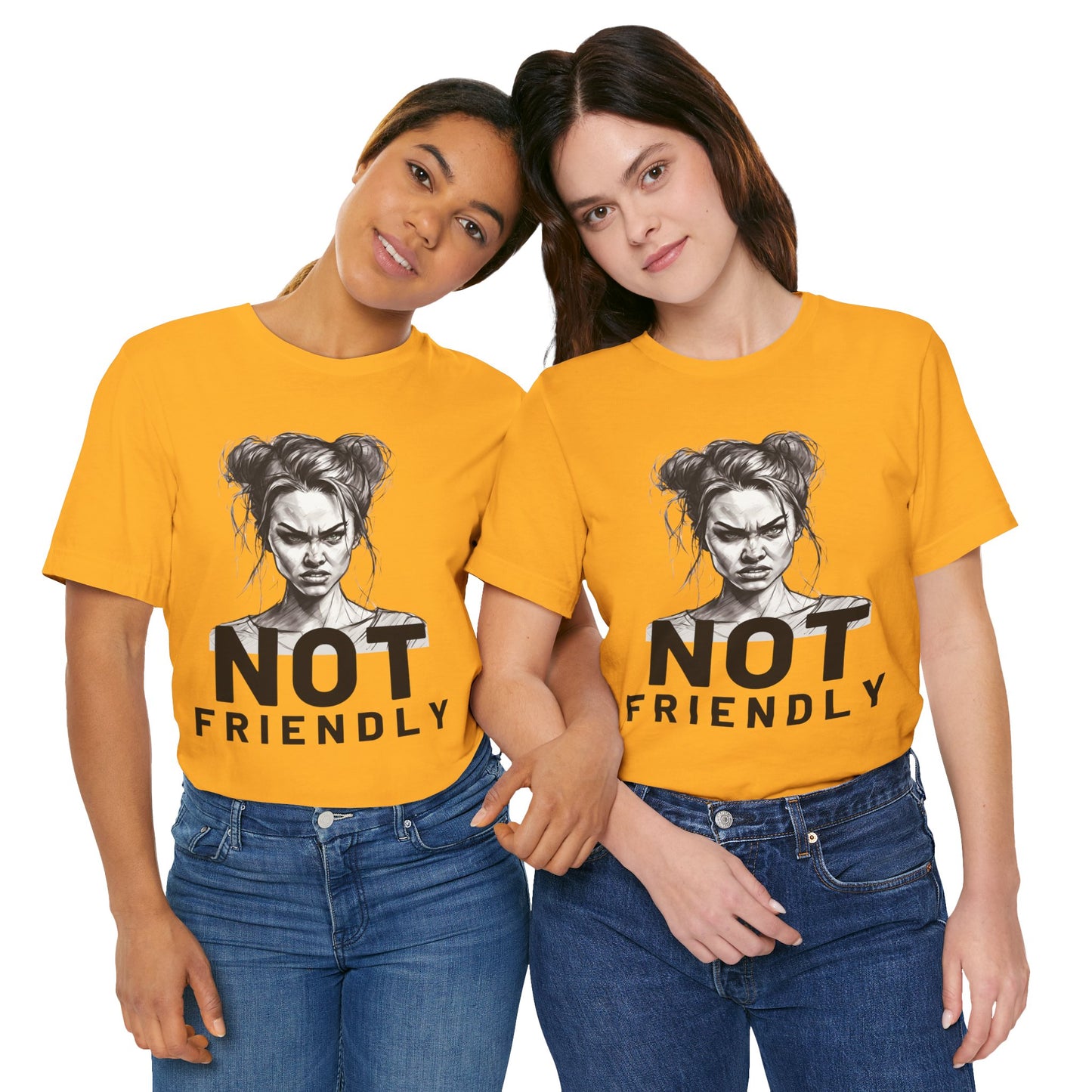 Not Friendly Short Sleeve Tee