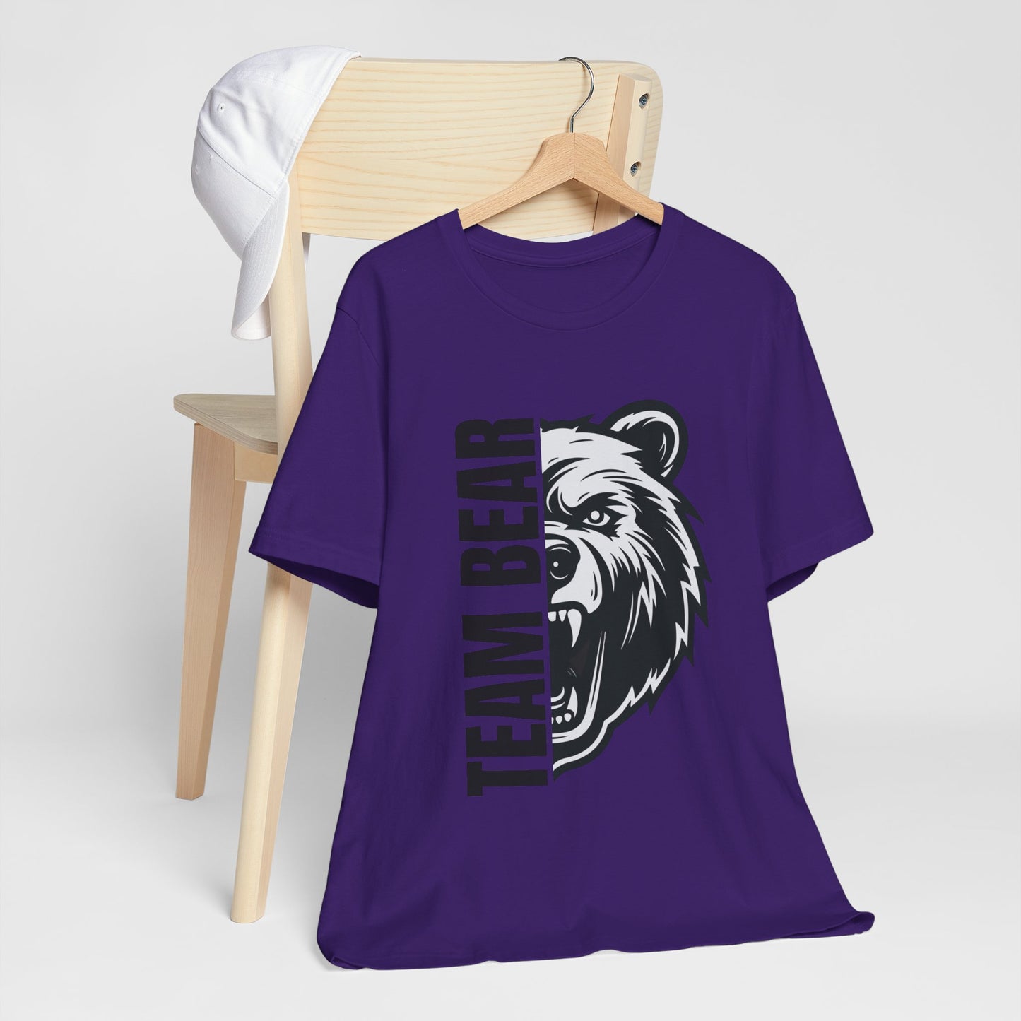 Women's "Team Bear" Tee - Black Lettering