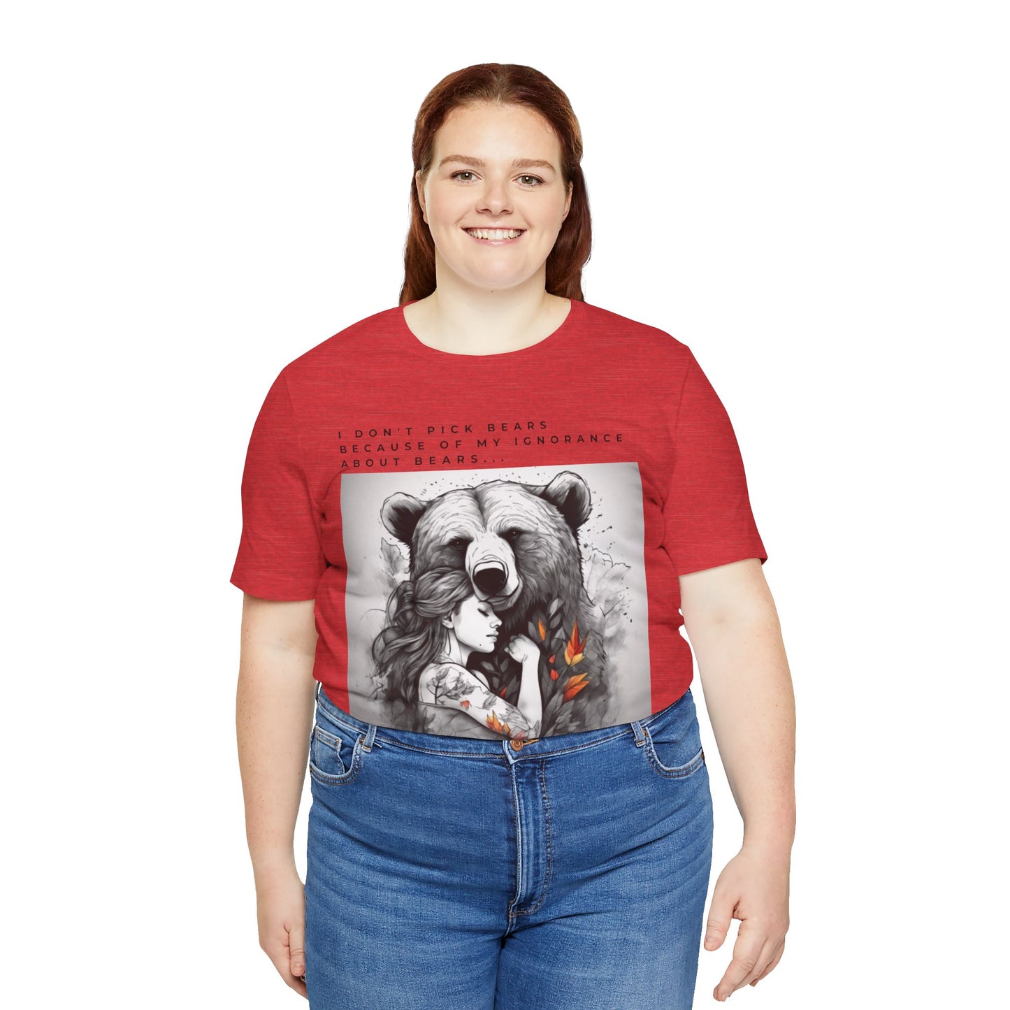Women's Bear Hug "Team Bear" Tee