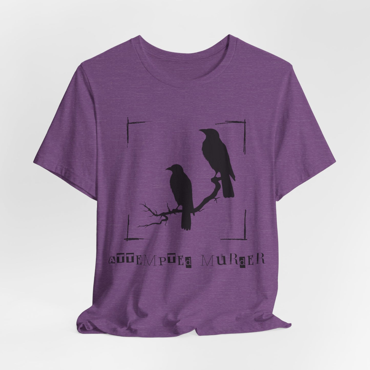 "Attempted Murder" Crow Short Sleeve Tee