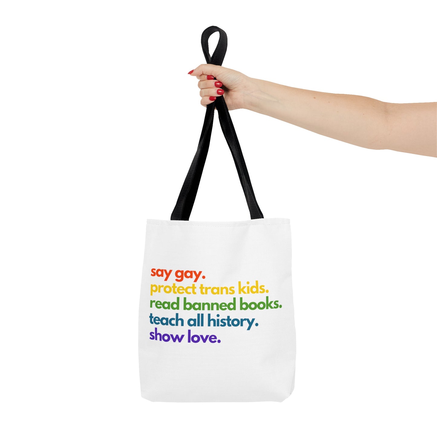 Pride Quote Tote Bag (AOP)