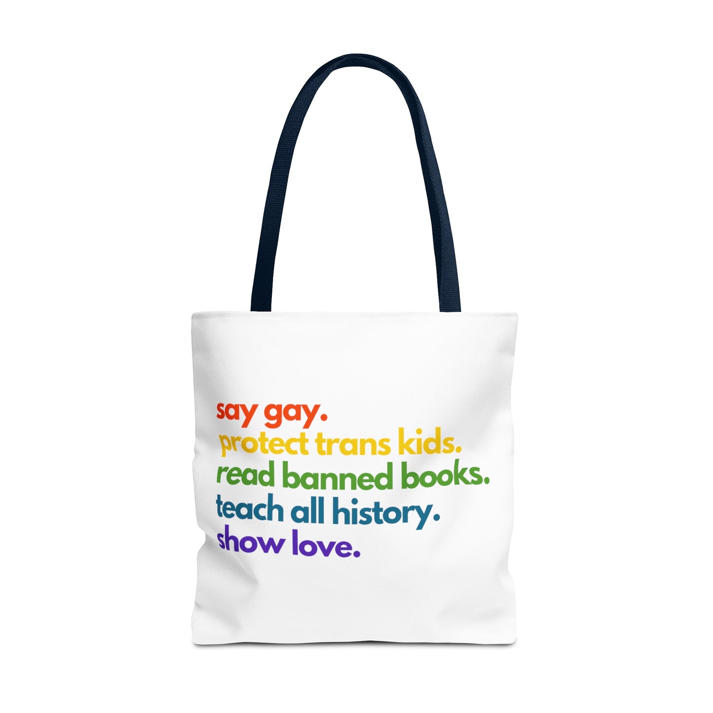Pride Quote Tote Bag (AOP)