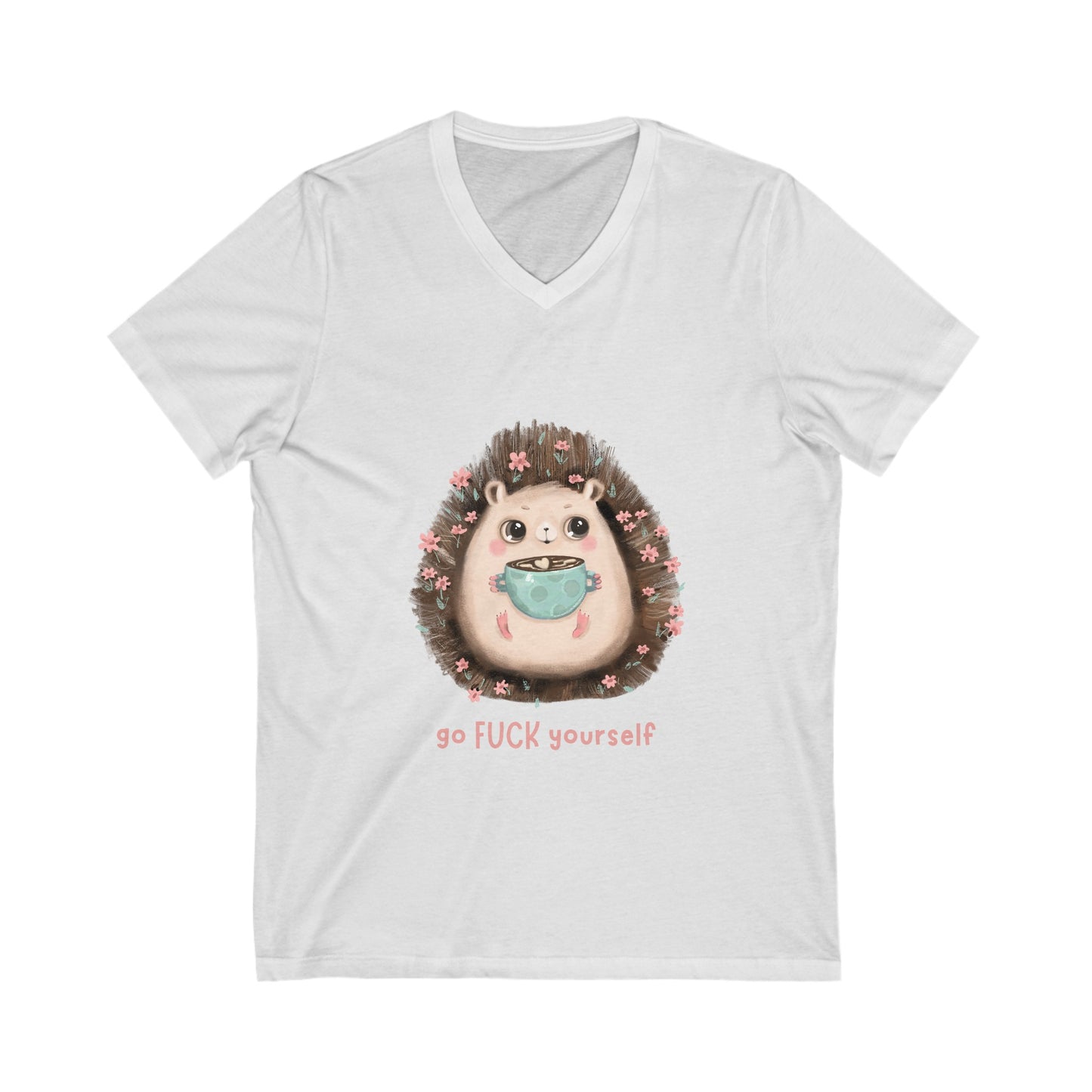 GFY Hedgehog V-Neck Tee