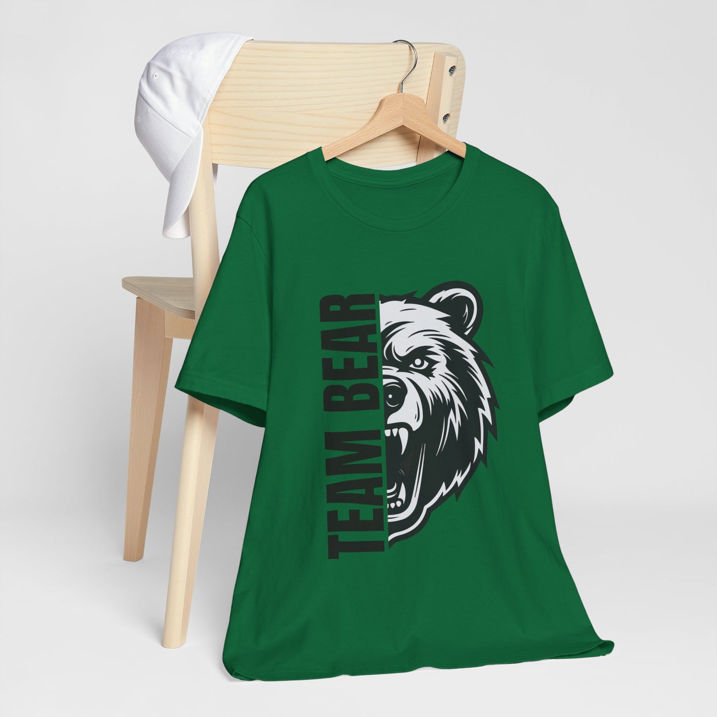 Women's "Team Bear" Tee - Black Lettering
