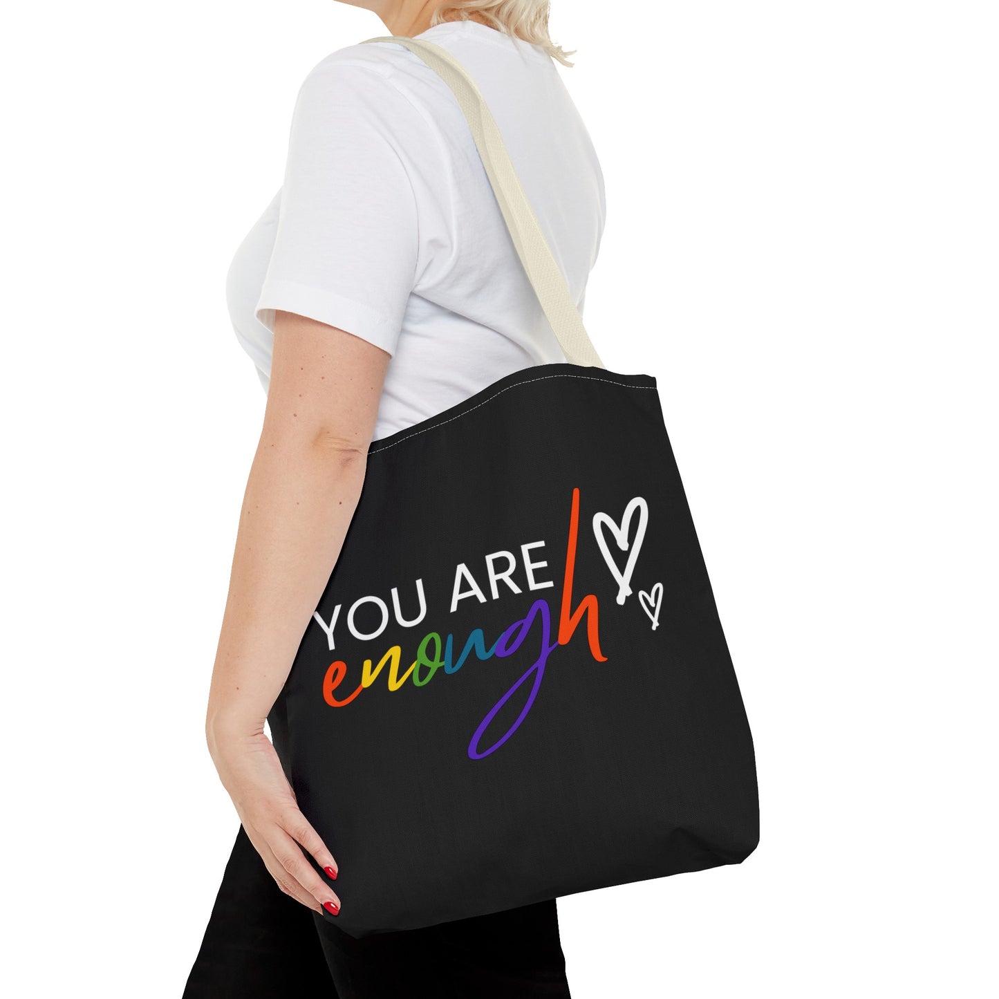 You Are Enough Tote Bag (AOP)