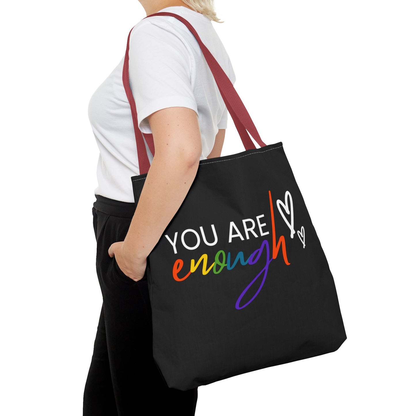 You Are Enough Tote Bag (AOP)