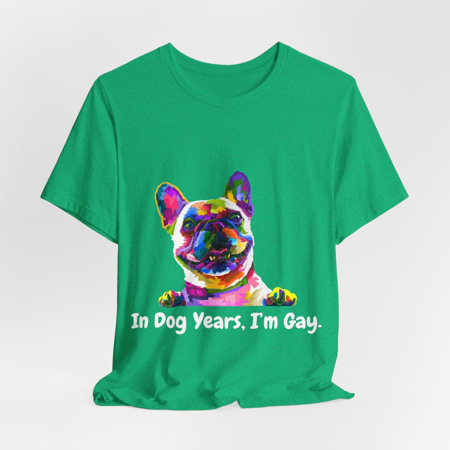 "In Dog Years, I'm Gay" Short Sleeve Tee
