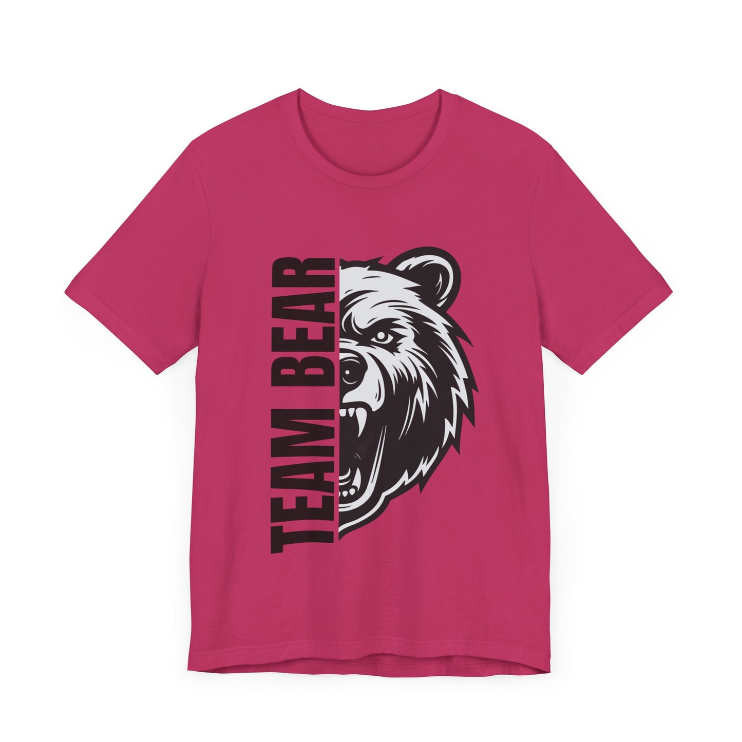 Women's "Team Bear" Tee - Black Lettering