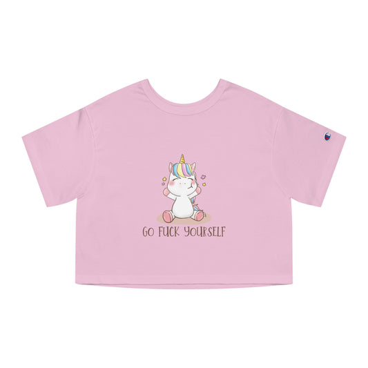 GFY Unicorn Cropped T-Shirt