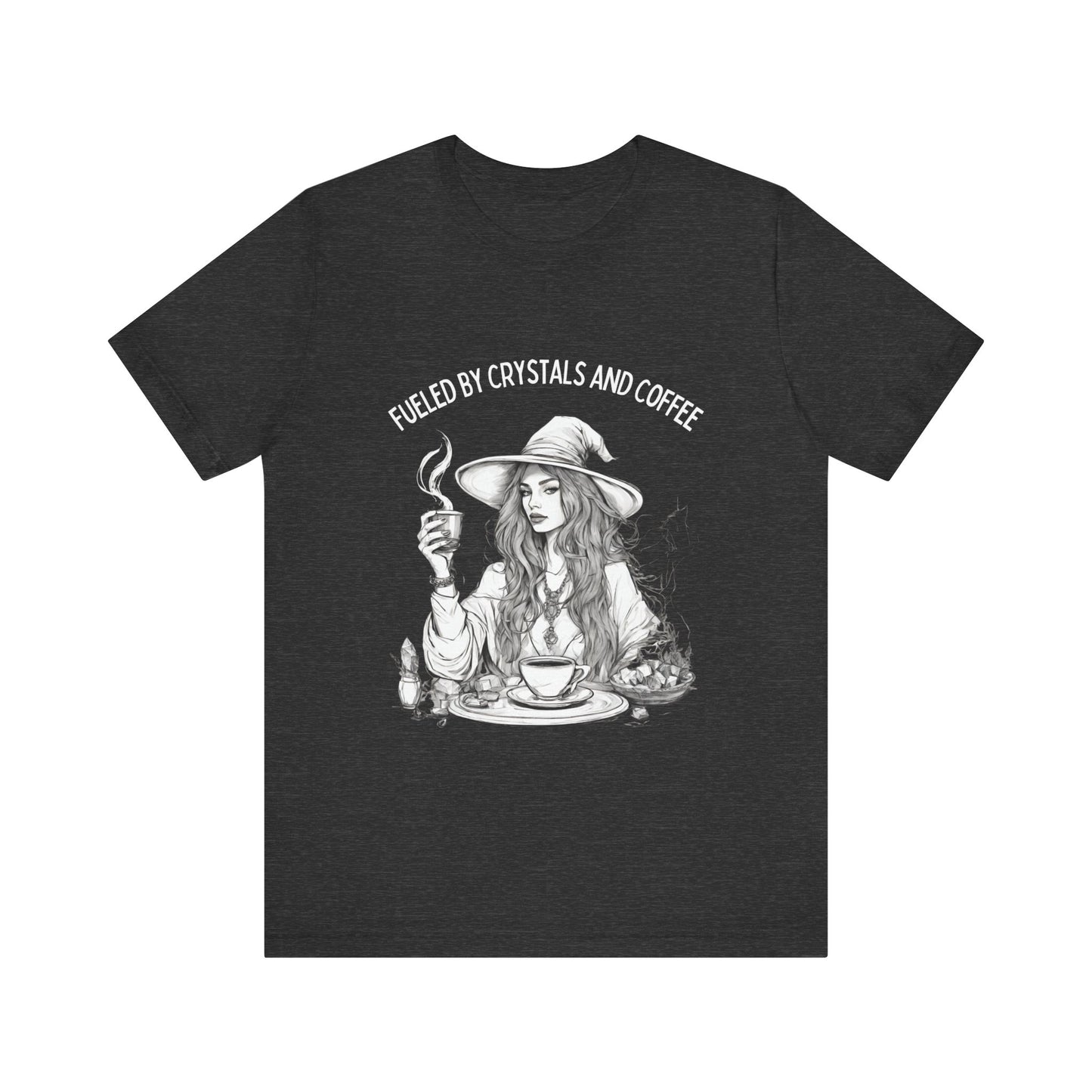 Fueled by Crystals and Coffee Tee