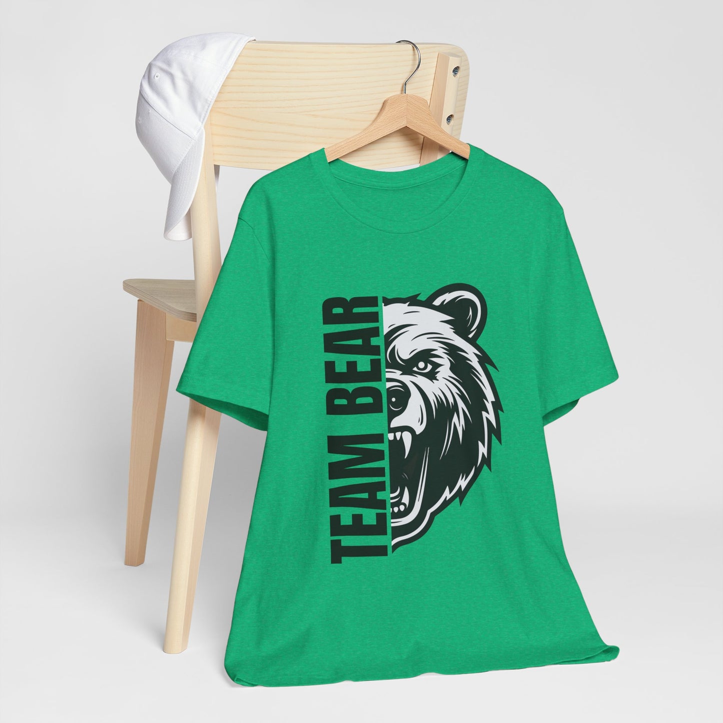 Women's "Team Bear" Tee - Black Lettering