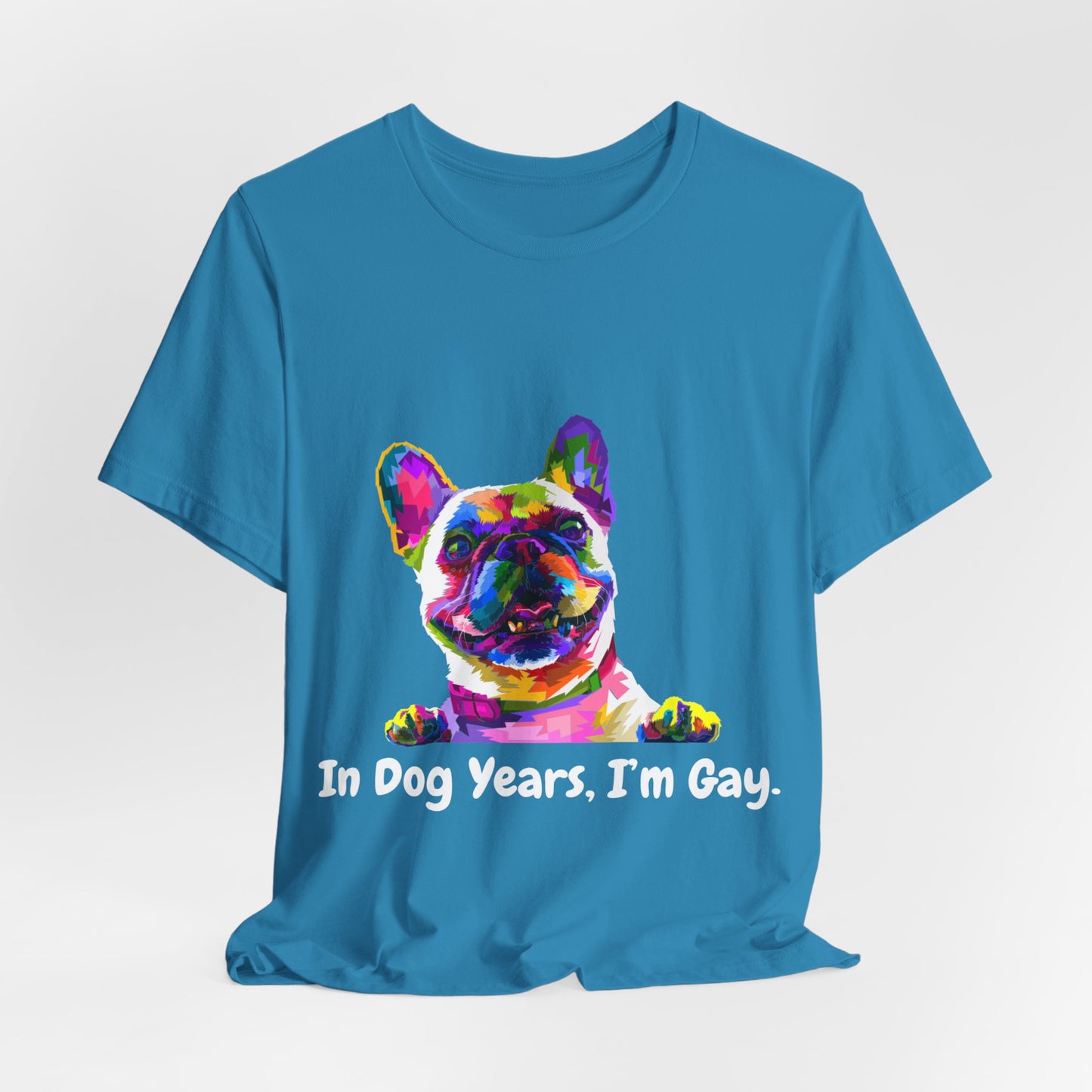 "In Dog Years, I'm Gay" Short Sleeve Tee