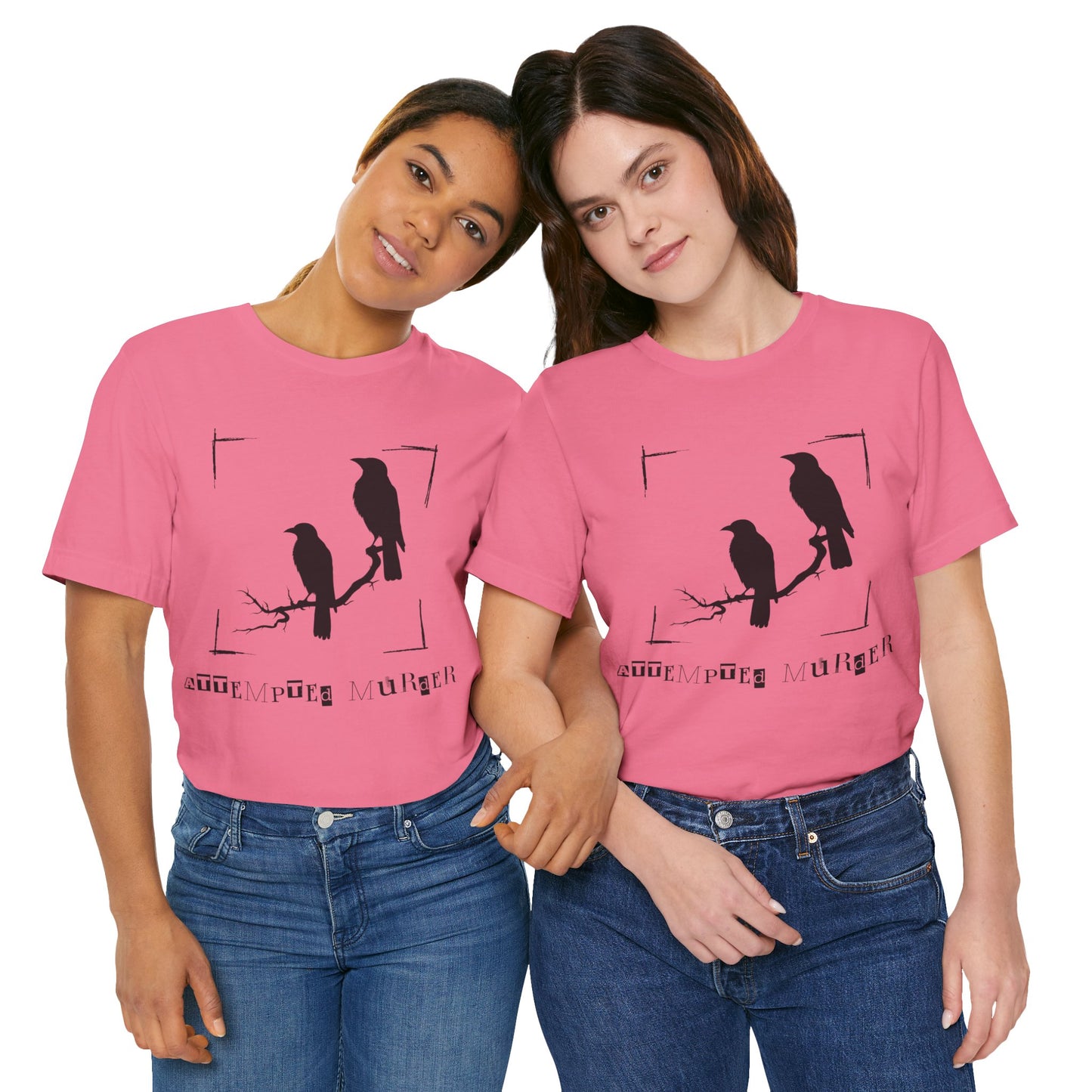 "Attempted Murder" Crow Short Sleeve Tee