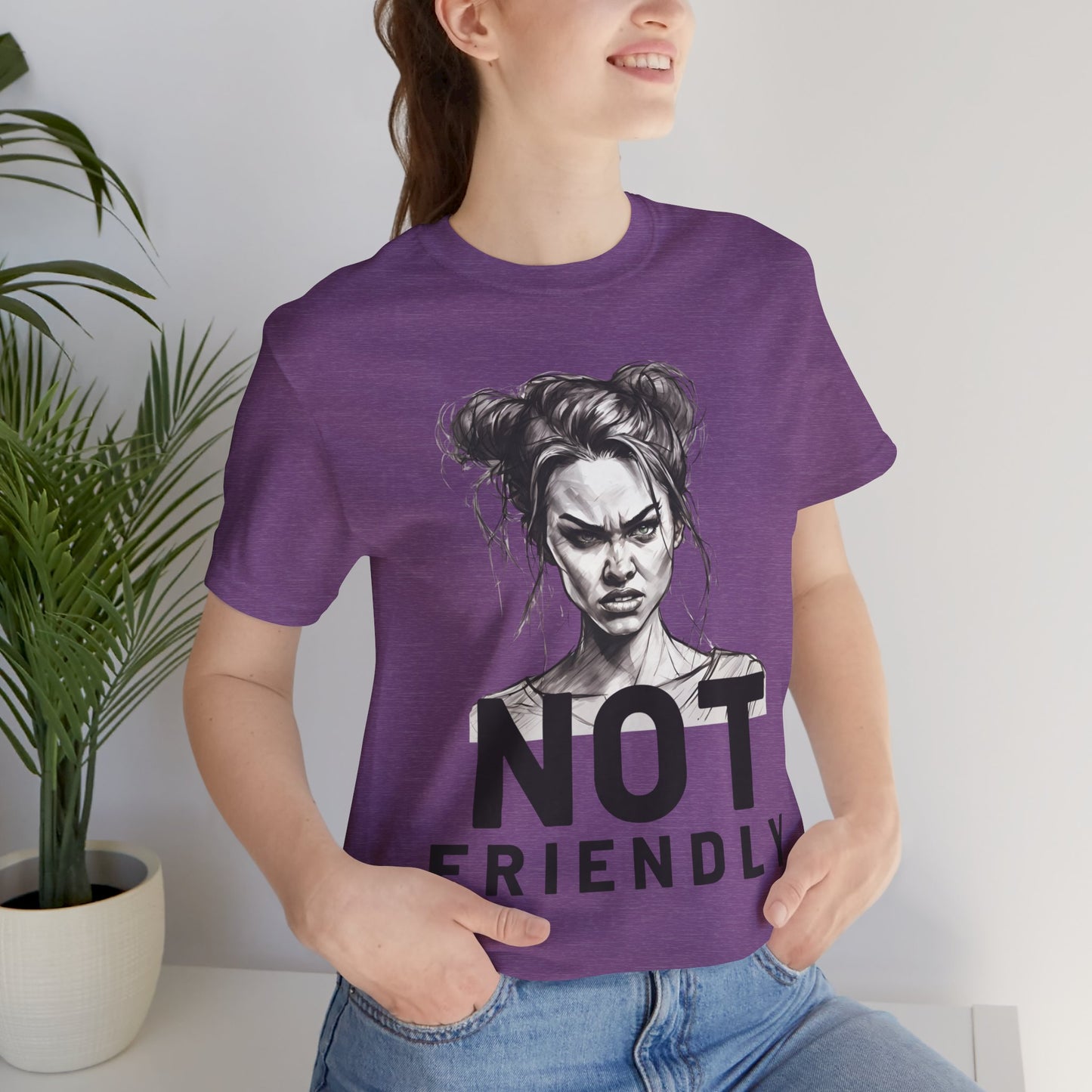 Not Friendly Short Sleeve Tee