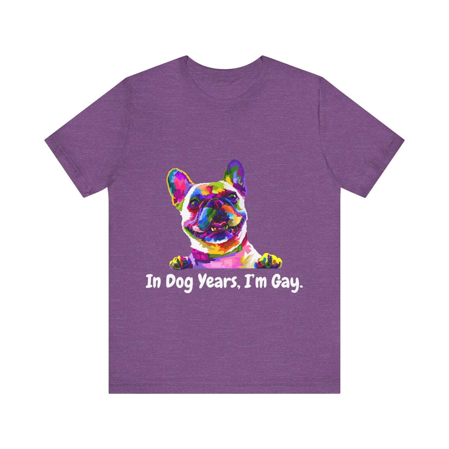 "In Dog Years, I'm Gay" Short Sleeve Tee