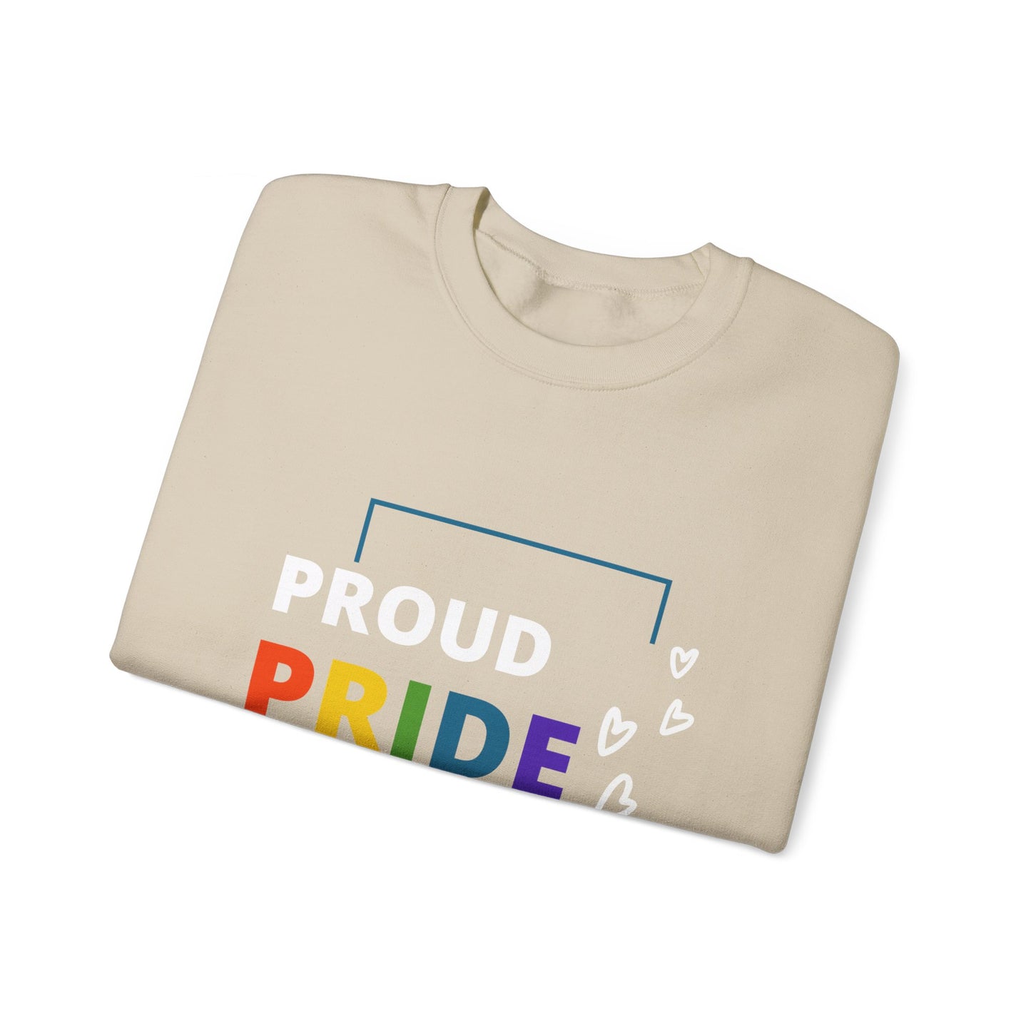Proud Pride Mom Crewneck Sweatshirt