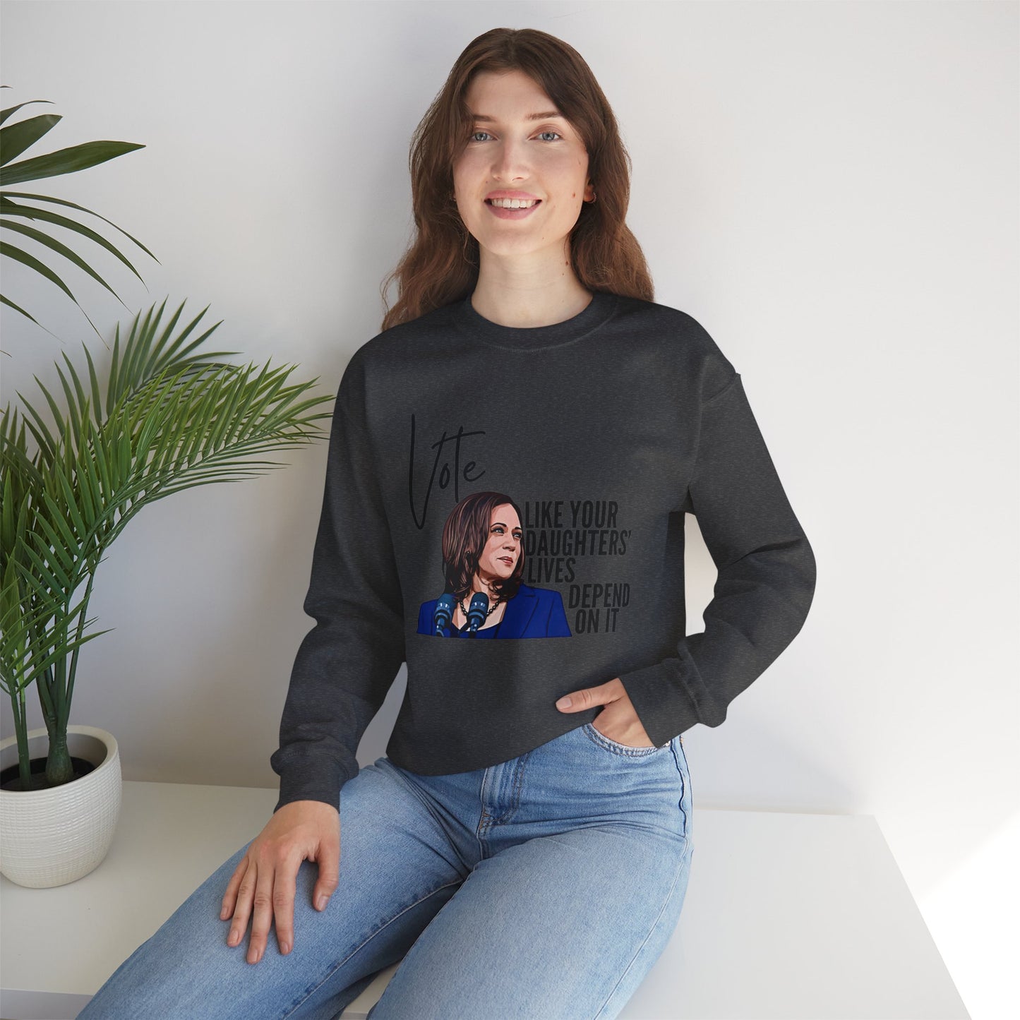 Harris 2024 Crewneck Sweatshirt - Design 1