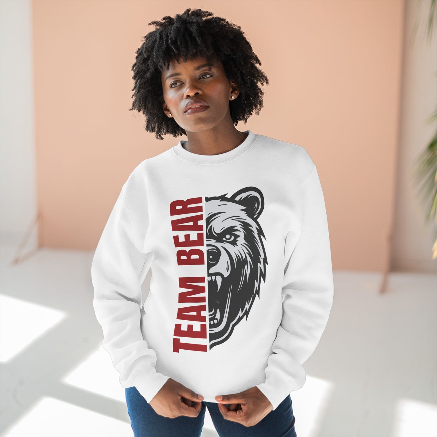 Women's "Team Bear" Crewneck Sweatshirt