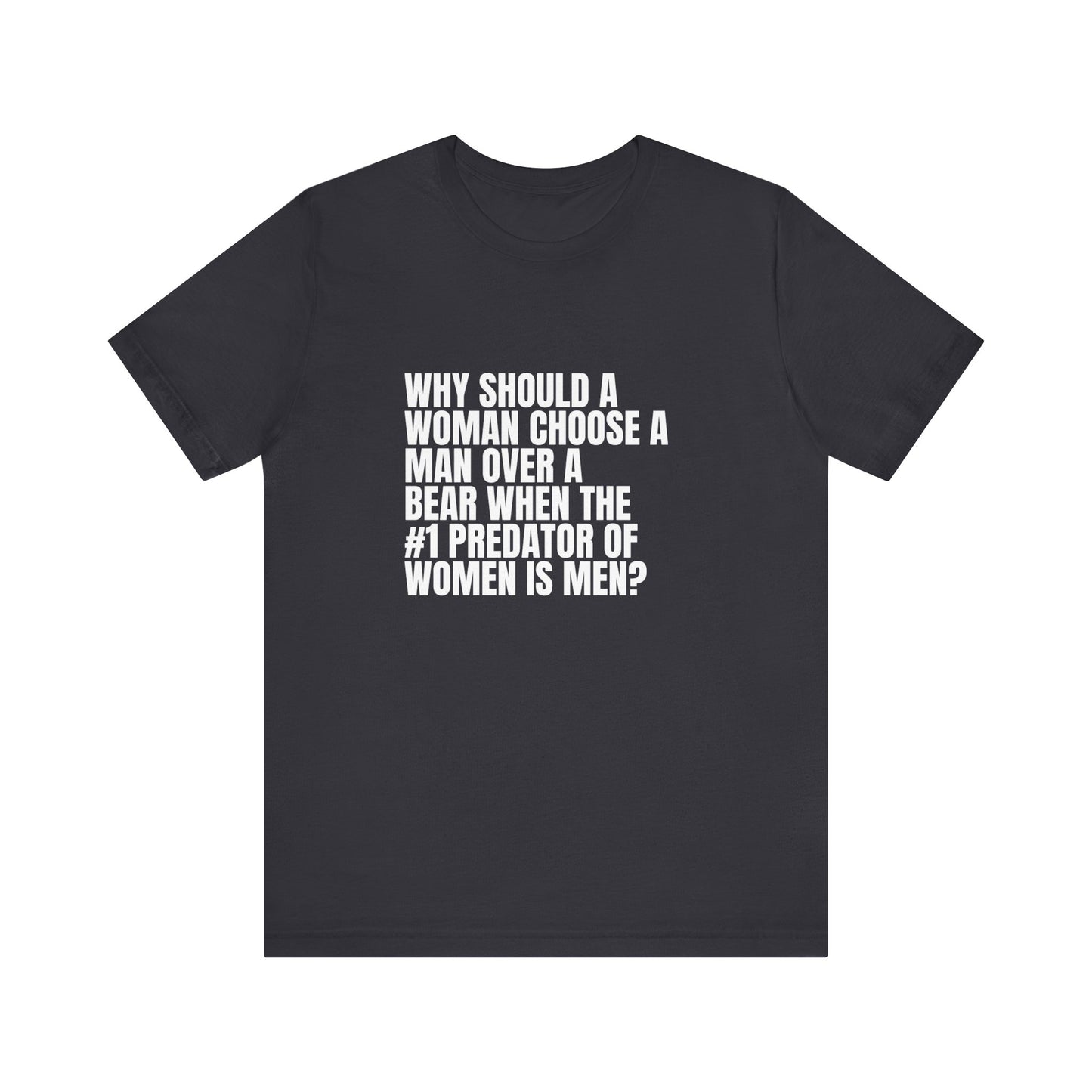 Women's Man v. Bear Quoted Tee