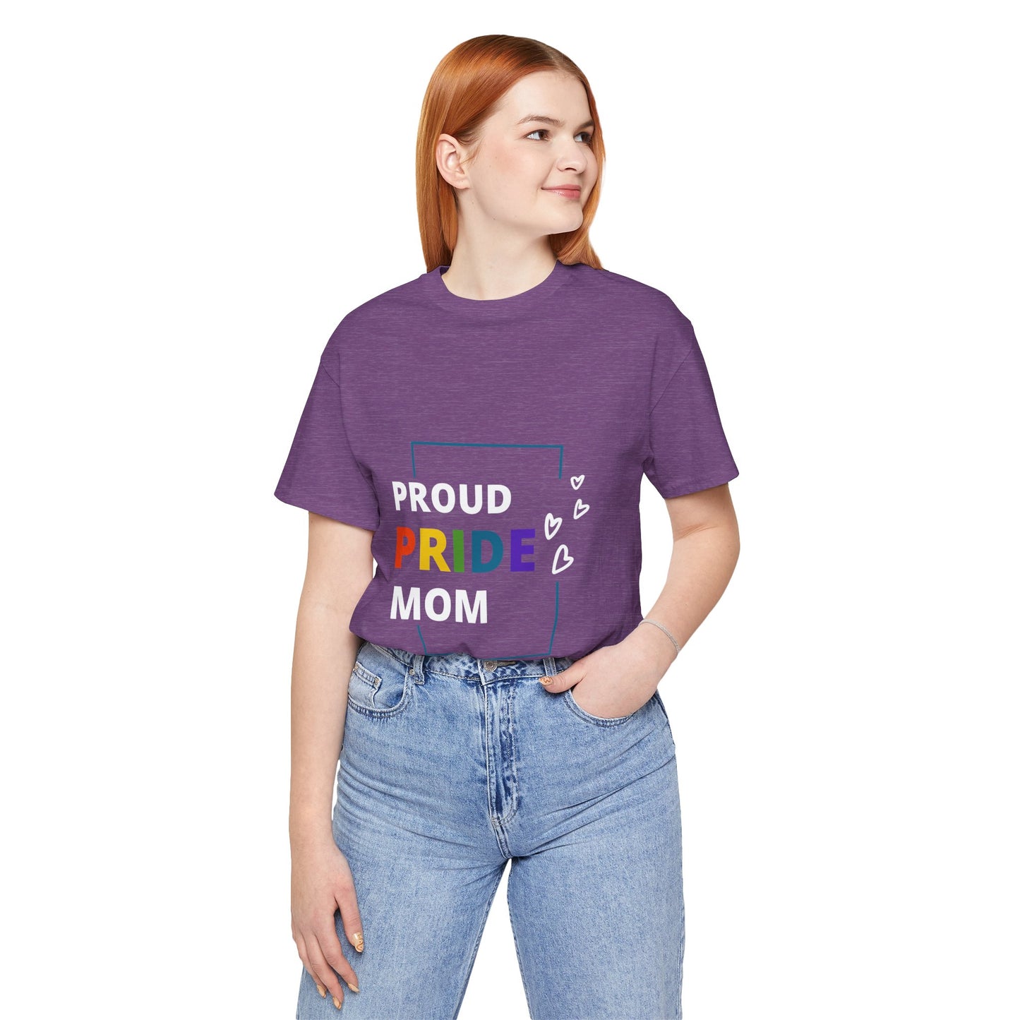 "Proud Pride Mom" Short Sleeve Tee
