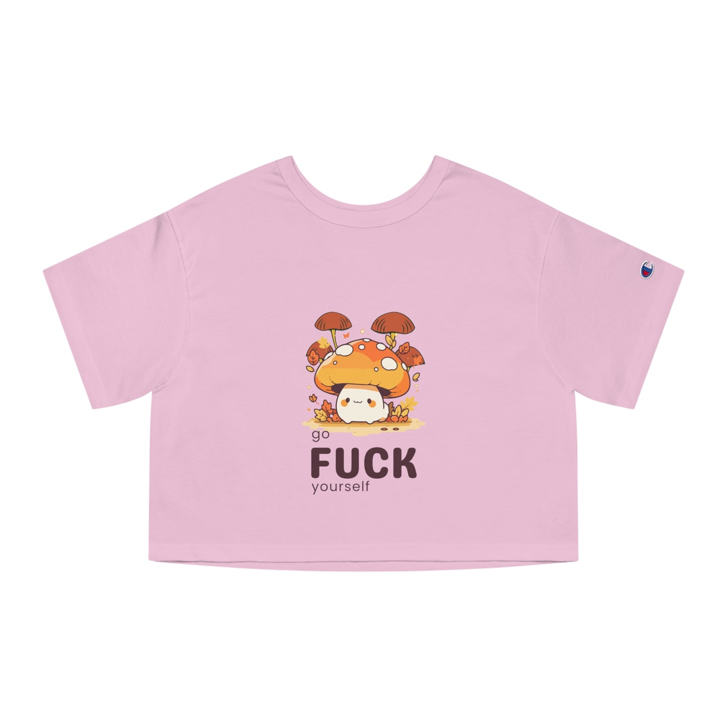 GFY Baby Mushroom Cropped T-Shirt