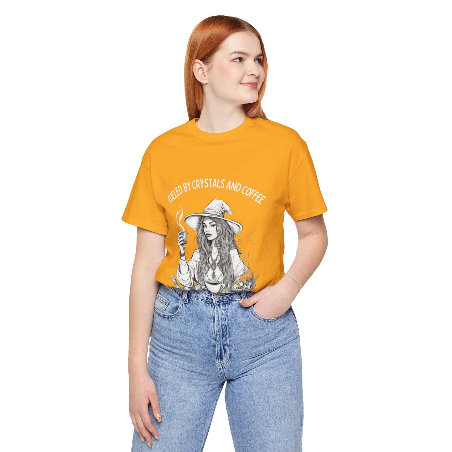 Fueled by Crystals and Coffee Tee