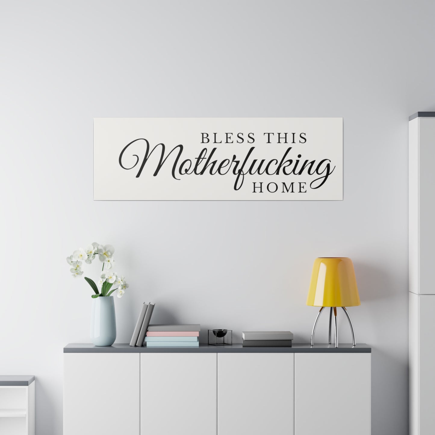 Bless This Home Matte Canvas, Stretched, 0.75"