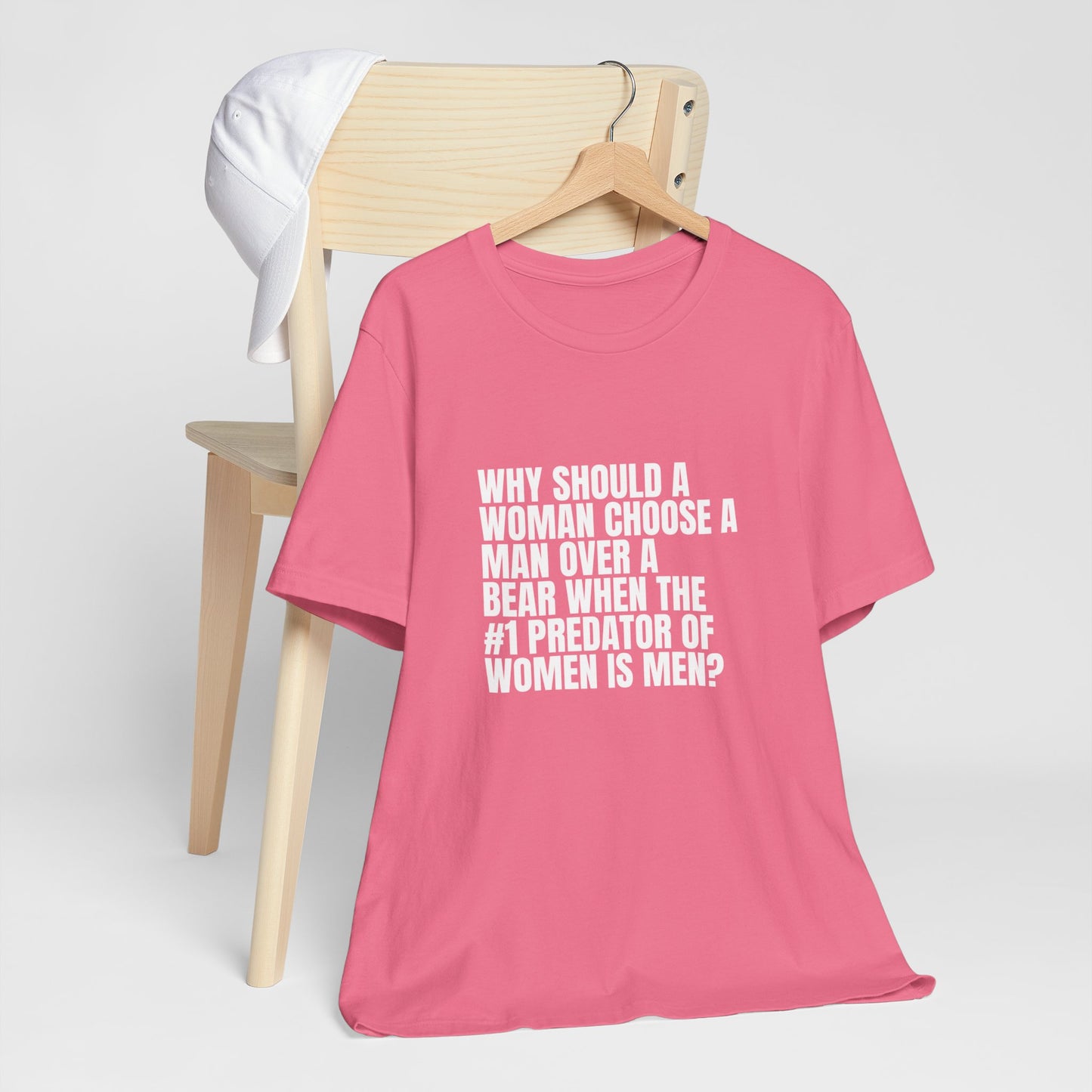 Women's Man v. Bear Quoted Tee