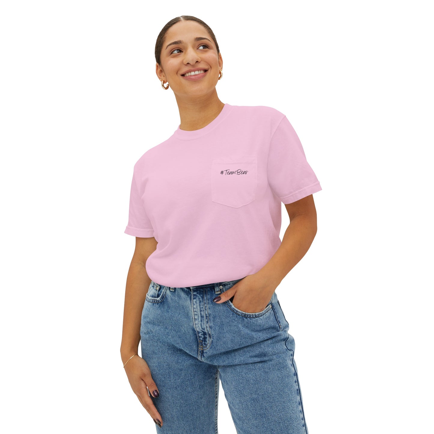 Women's Bear in Woods Pocket T-Shirt