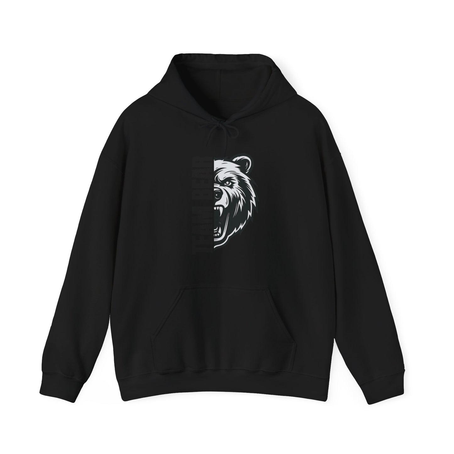Women's "Team Bear" Hooded Sweatshirt - Black Lettering