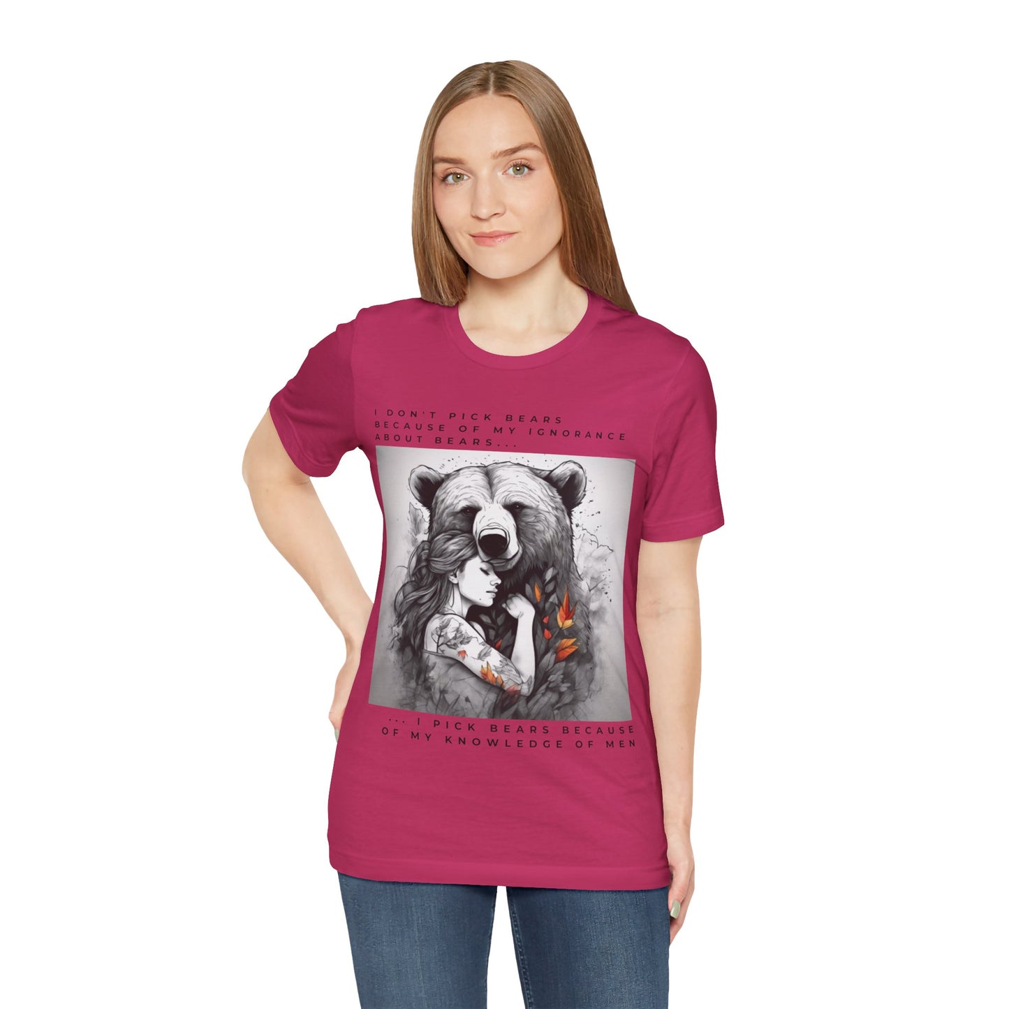 Women's Bear Hug "Team Bear" Tee