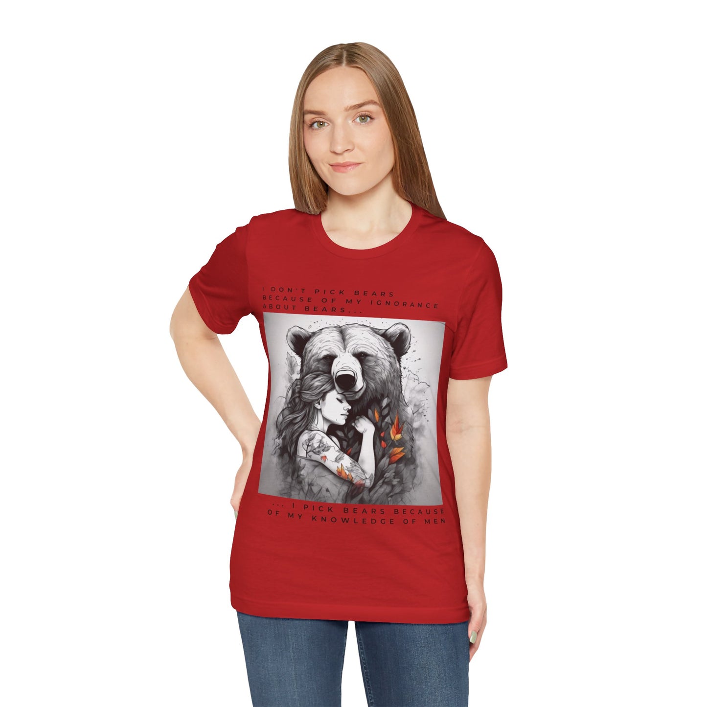 Women's Bear Hug "Team Bear" Tee