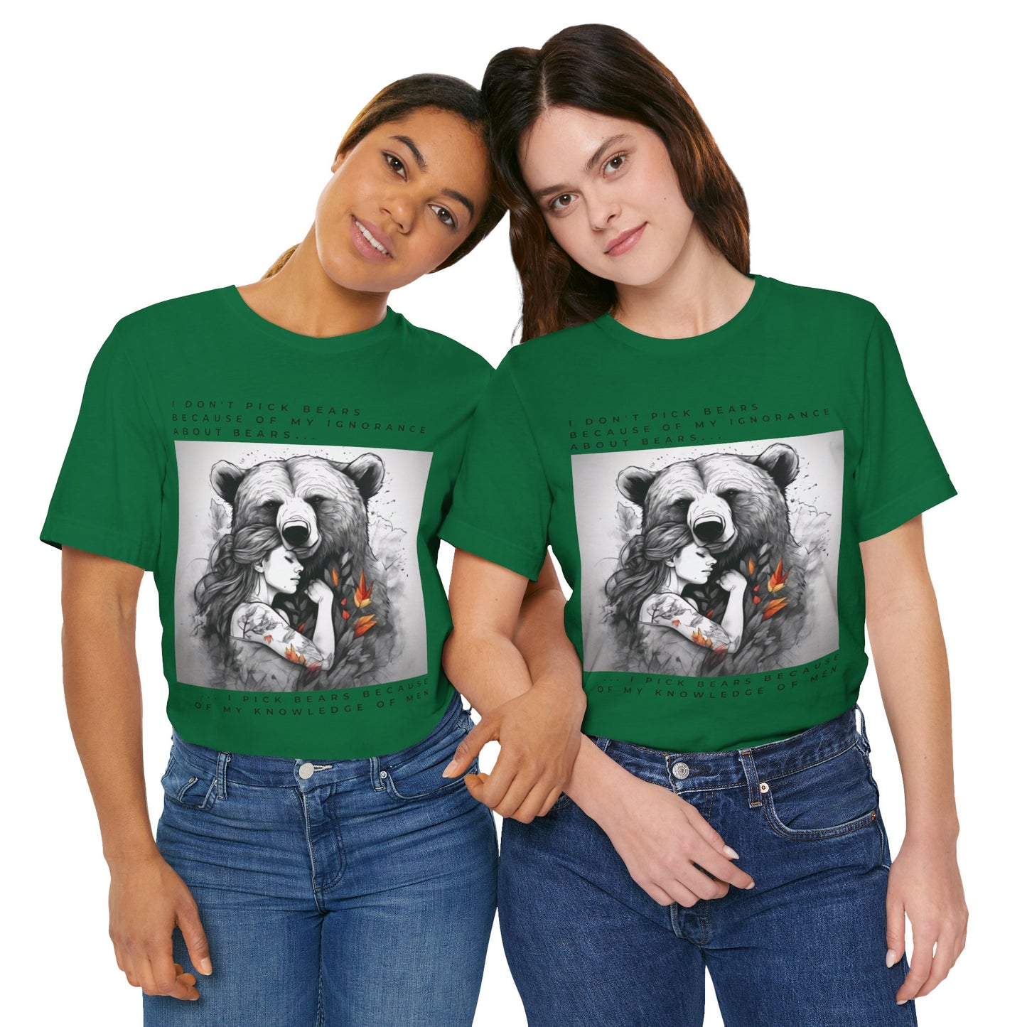 Women's Bear Hug "Team Bear" Tee