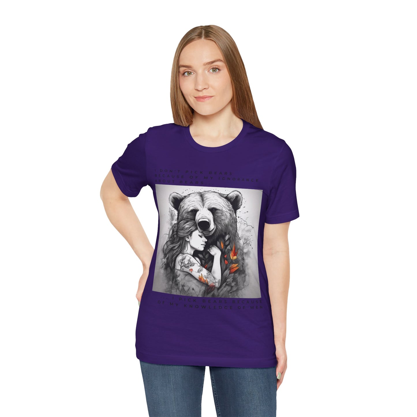 Women's Bear Hug "Team Bear" Tee