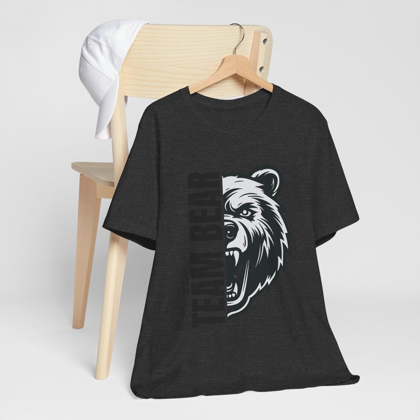 Women's "Team Bear" Tee - Black Lettering