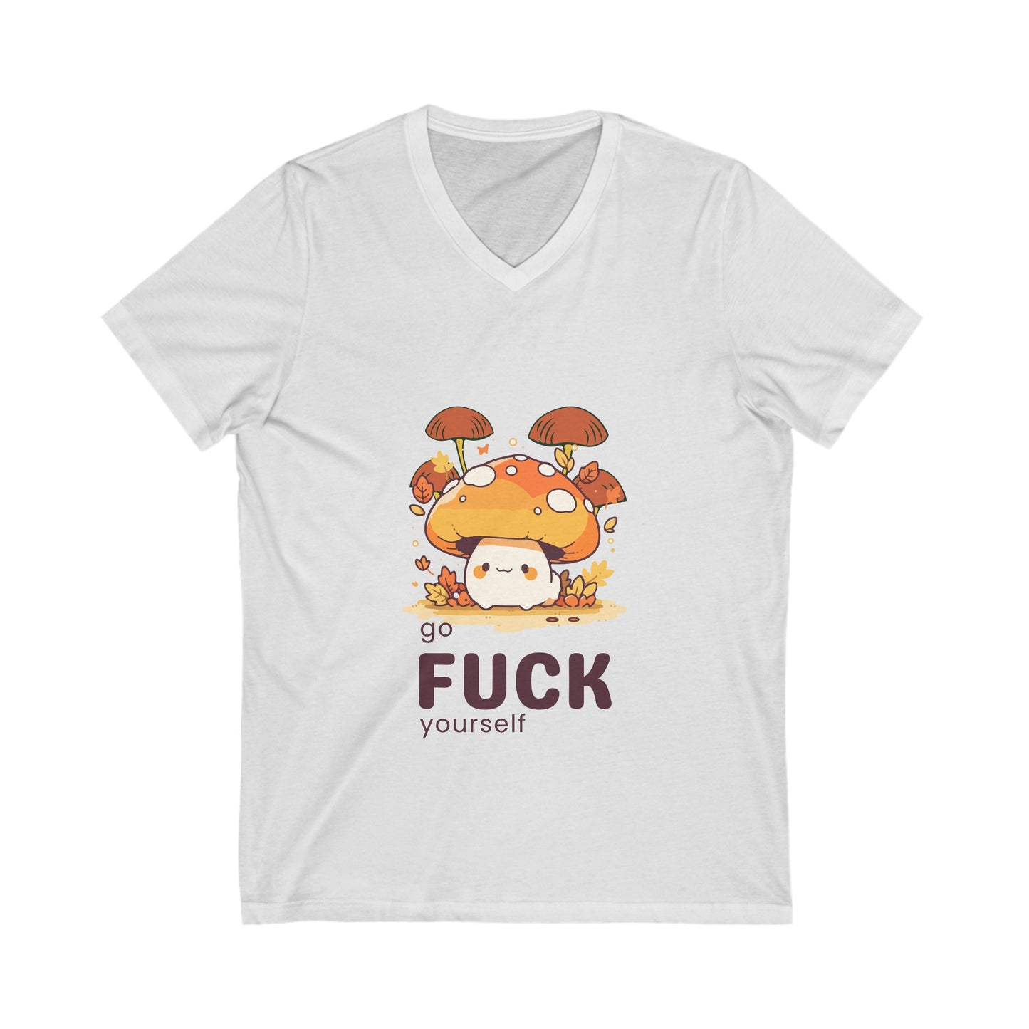 GFY Baby Mushroom V-Neck Tee
