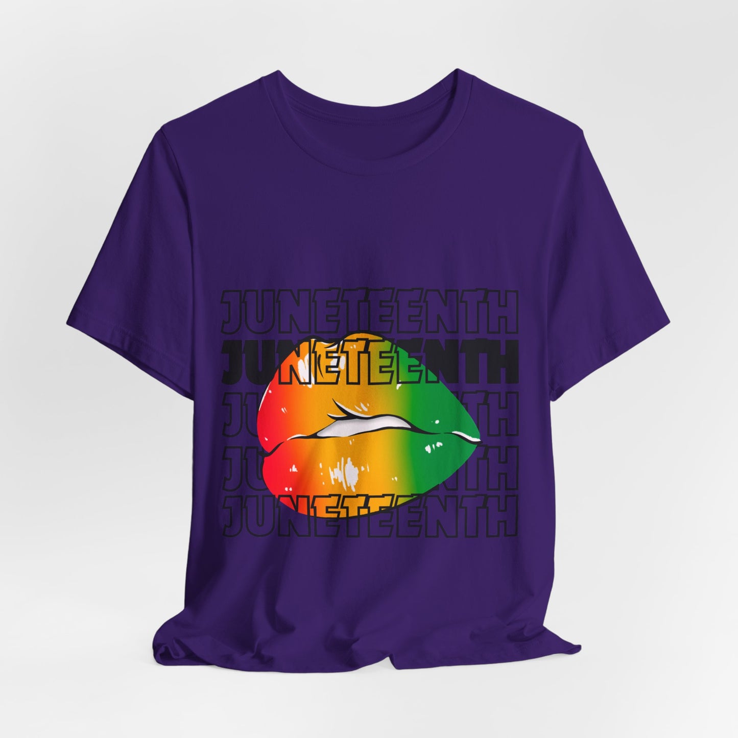Juneteenth Lips Short Sleeve Tee