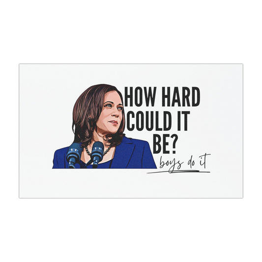 Harris 2024 Car Magnet- 7.5x4.5 - Design 2
