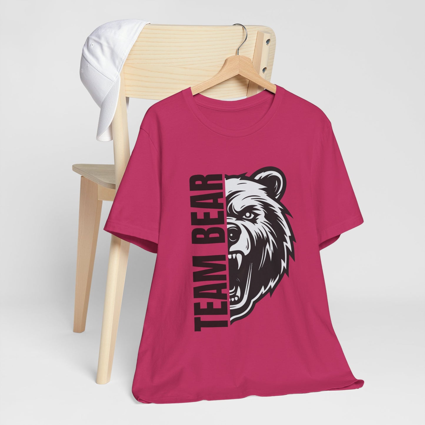 Women's "Team Bear" Tee - Black Lettering