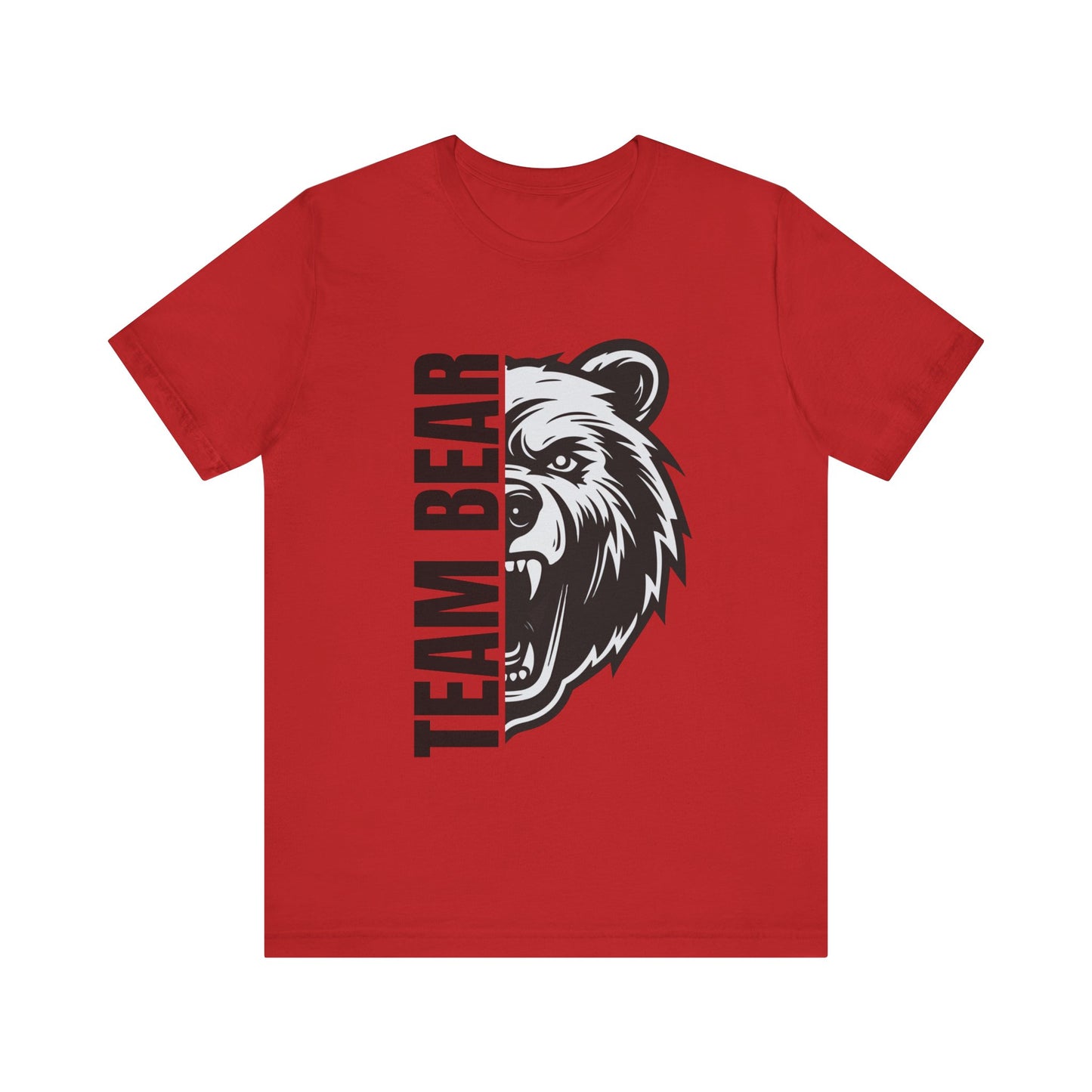 Women's "Team Bear" Tee - Black Lettering