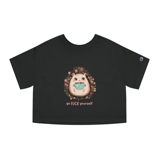 GFY Hedgehog Cropped T-Shirt