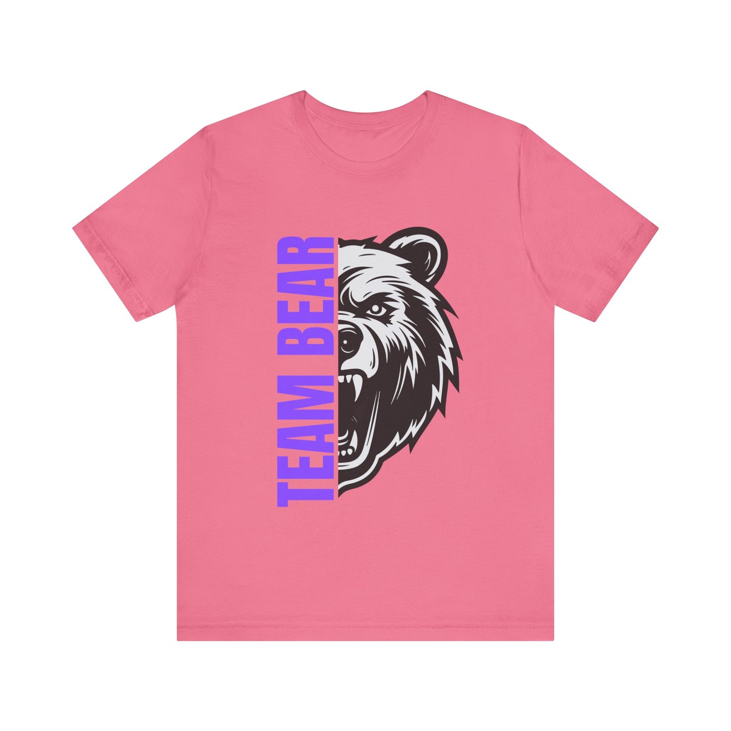 Women's "Team Bear" Tee - Purple Lettering