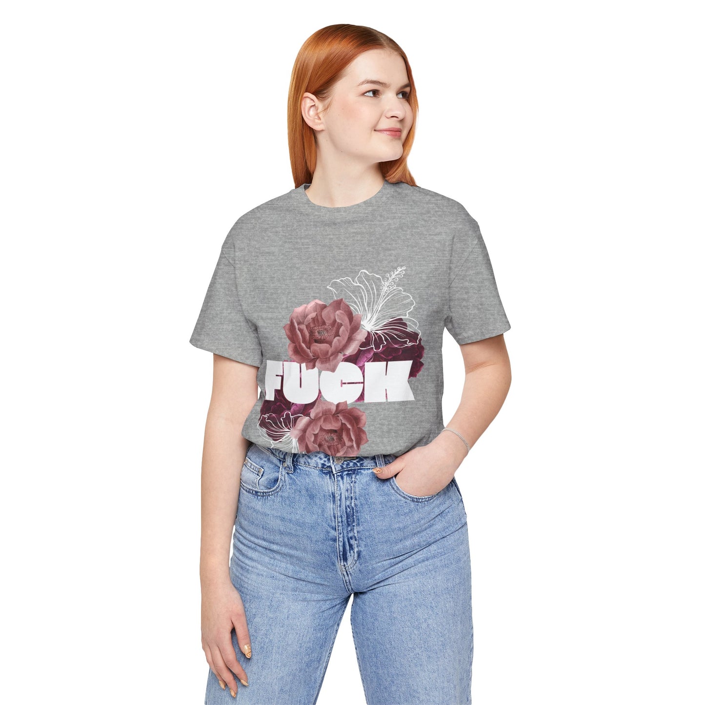Women's Floral F*ck Short Sleeve Tee