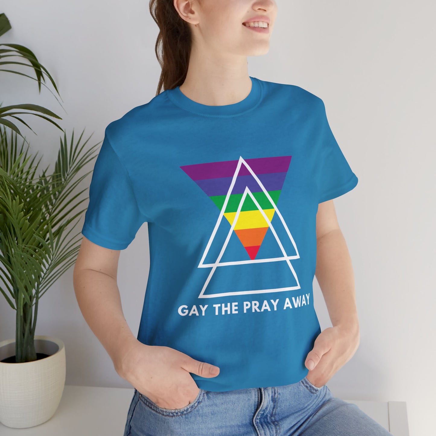 "GAY THE PRAY AWAY" Short Sleeve Tee