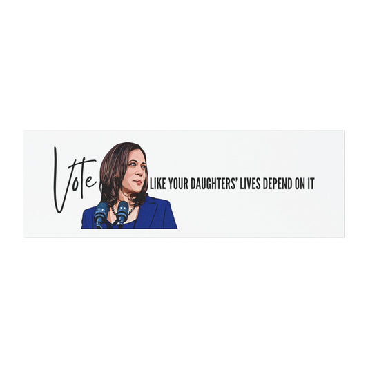 Harris 2024 Car Magnet - 10x3 - Design 1