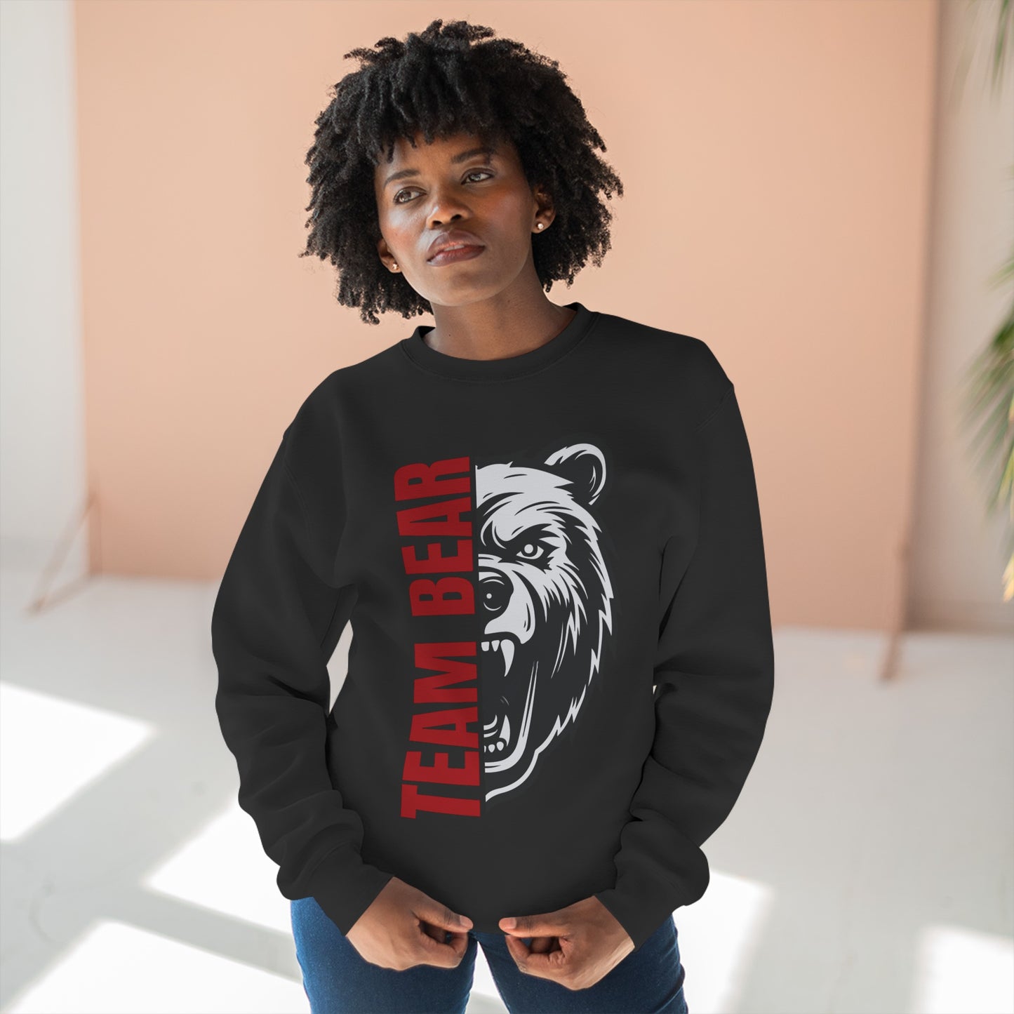 Women's "Team Bear" Crewneck Sweatshirt