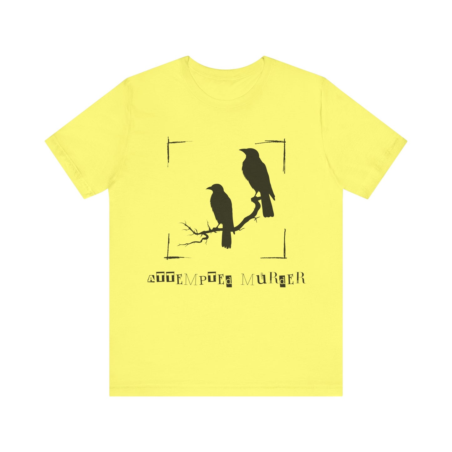 "Attempted Murder" Crow Short Sleeve Tee