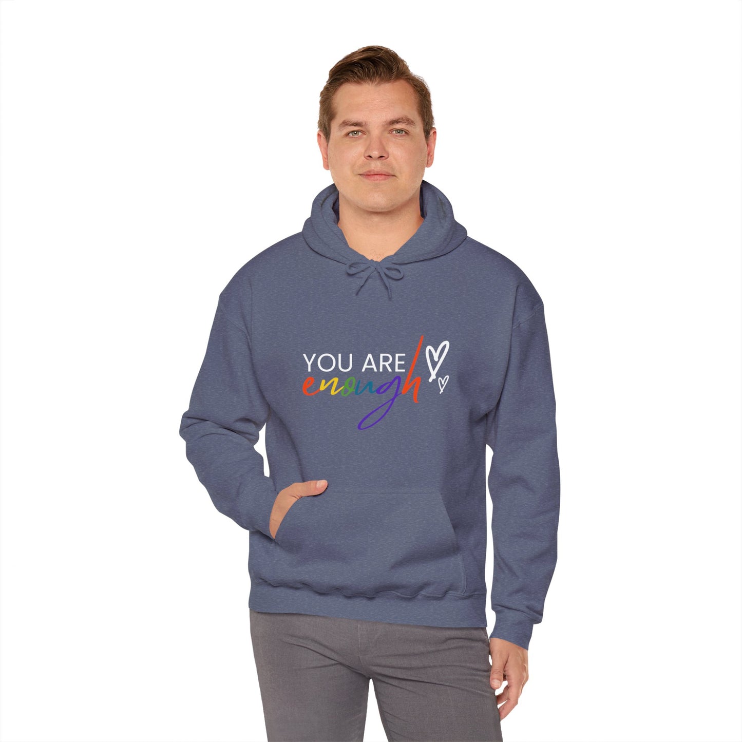 "You Are Enough" Hooded Sweatshirt